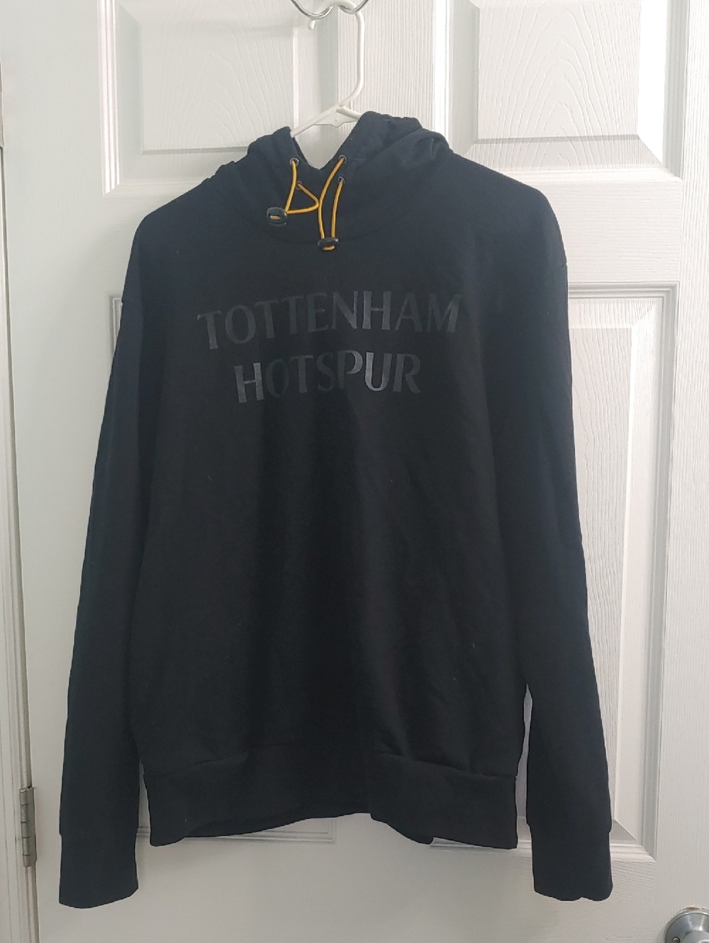 Tottenham Hotspur Official Black Hoodie Unisex Size XL